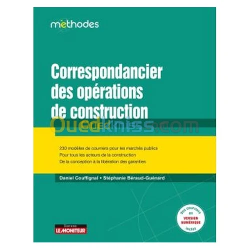 Correspondancier des opérations de construction