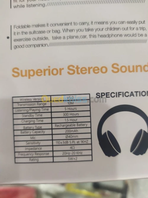 Casque gaming pro bluetoothe neuf