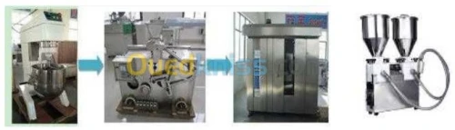 Ligne de fabrication des gâteaux secs