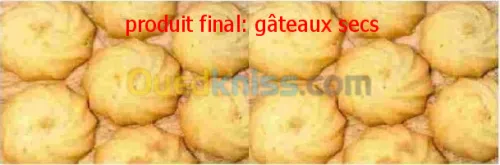 Ligne de fabrication des gâteaux secs