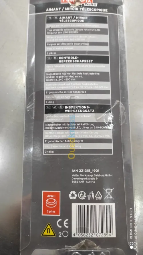 Aimant + Miroir Telescopique Caba Fren