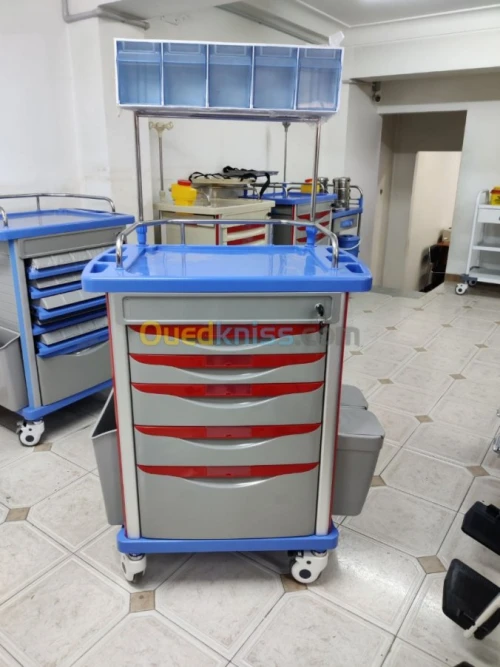 CHARIOT D'ANESTHESIE EN ABS 