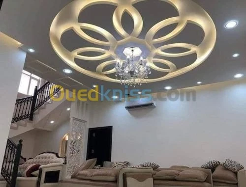 Décoration maison placo plat: ba13/PVC