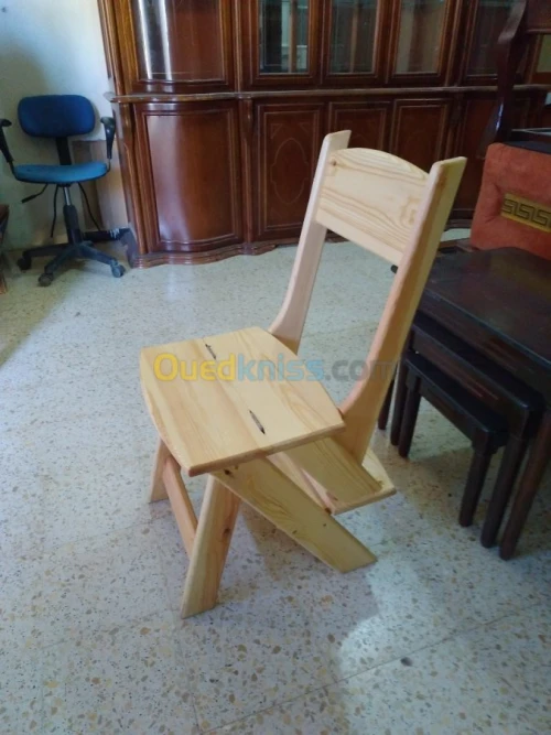  chaise et en même temps une échell