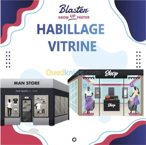Habillage vitrine