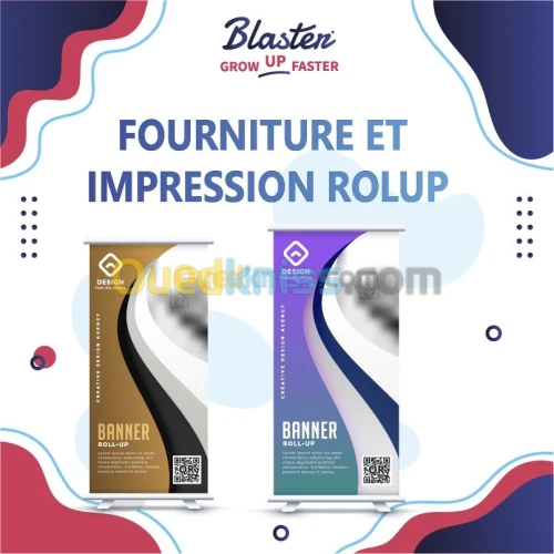 fourniture et impression rolup