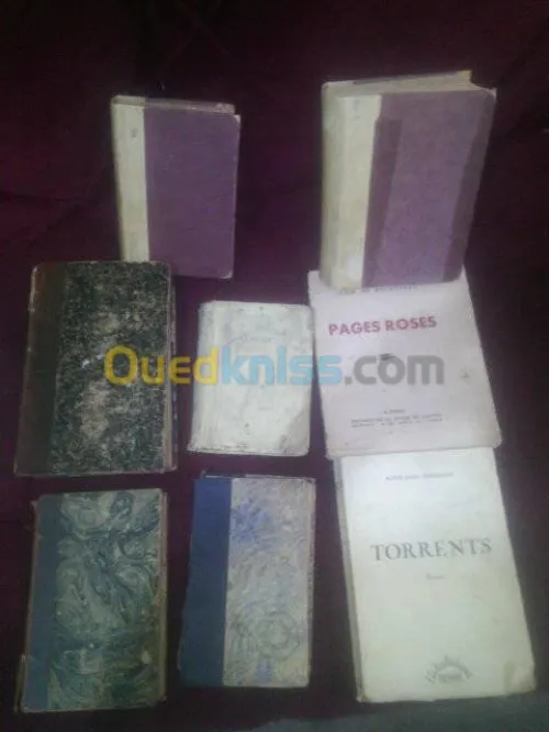 Livres anciens de 1909 et 1921 كتب