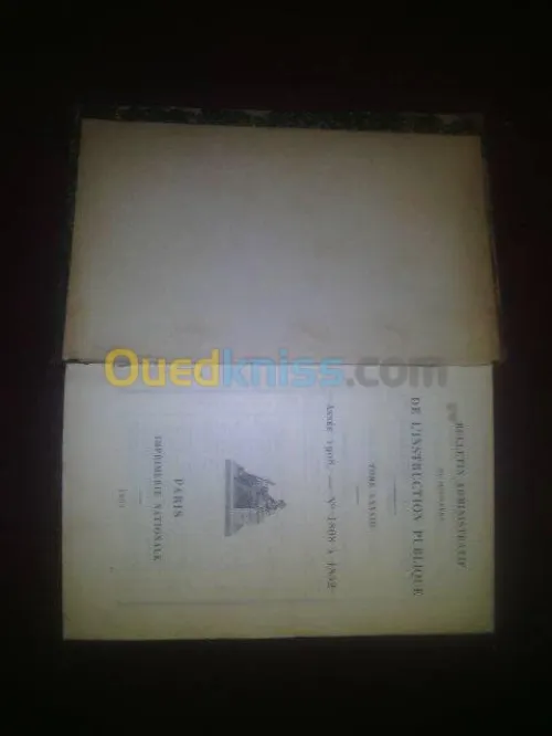 Livres anciens de 1909 et 1921 كتب