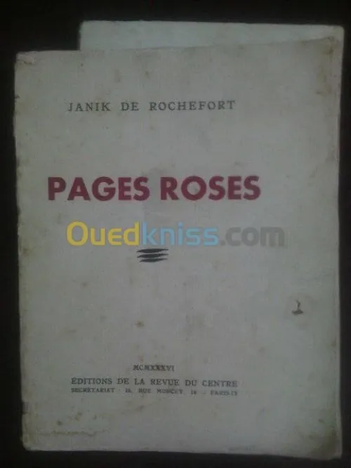 Livres anciens de 1909 et 1921 كتب