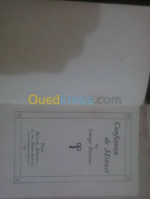 Livres anciens de 1909 et 1921 كتب