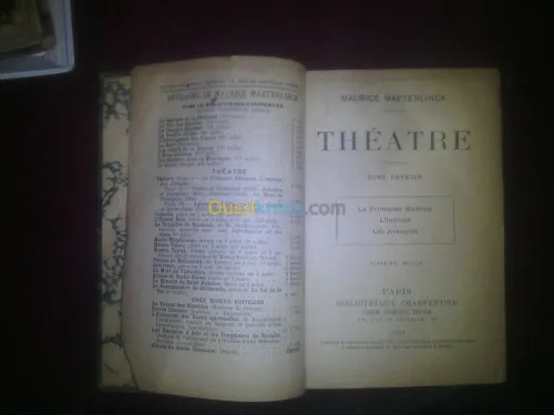 Livres anciens de 1909 et 1921 كتب