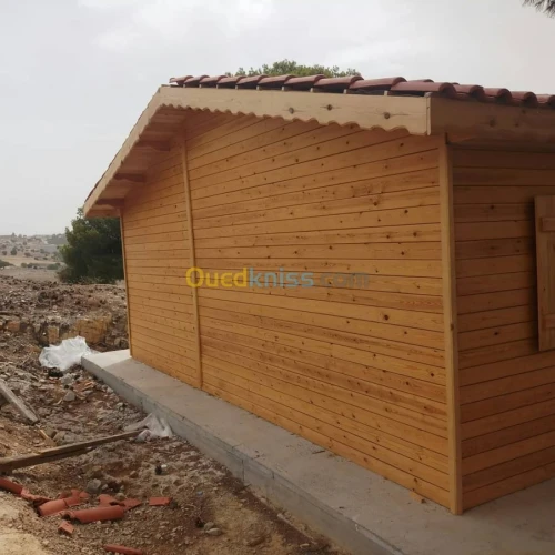 Construction Des bungalow et Kiosques