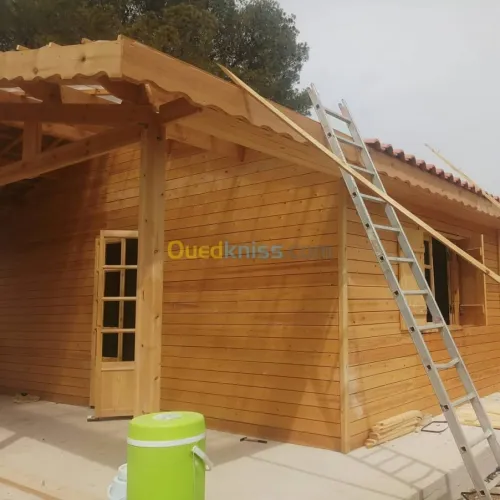 Construction Des bungalow et Kiosques