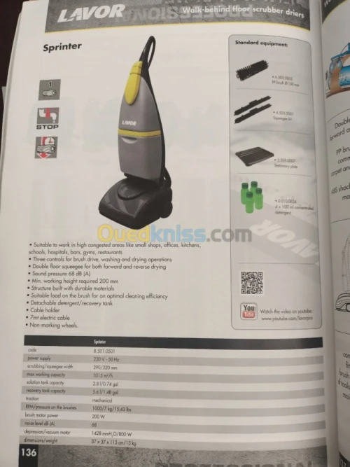 Auto laveuse sprinter