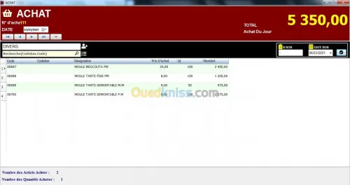 Logiciel Gestion Stock,Point de Vente