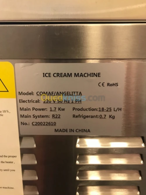 Machine à crème 3 bras 