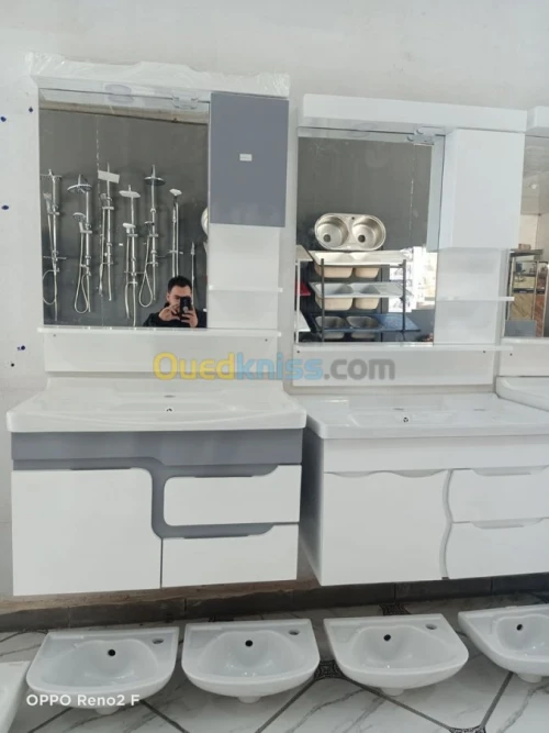 Meuble salle de bain 100/100 PVC