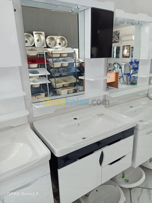 Meuble salle de bain 100/100 PVC