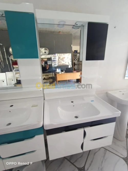 Meuble salle de bain 100/100 PVC