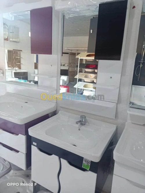 Meuble salle de bain 100/100 PVC