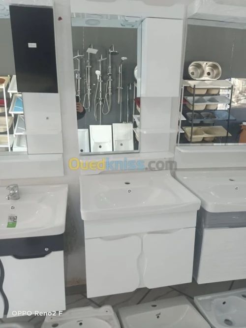 Meuble salle de bain 100/100 PVC