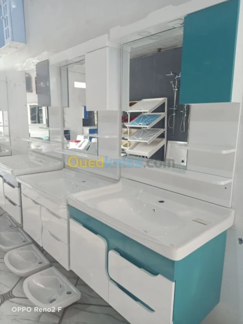 Meuble salle de bain 100/100 PVC