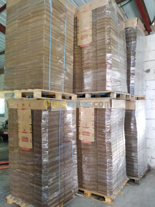 Caisse en carton ondule علب كرتون