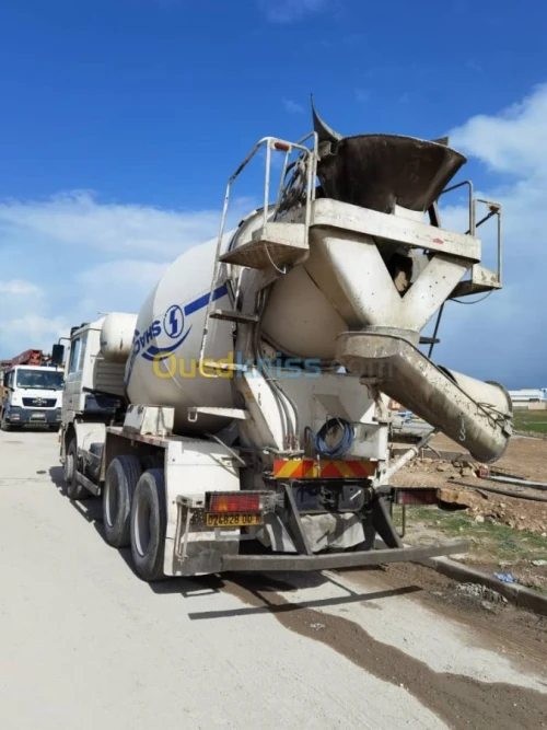 Location camion malaxeur bétonnière 