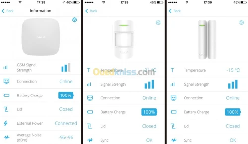 Alarme sans fil AJAX HUB