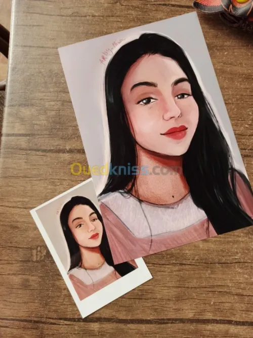 Dessin, portrait digital