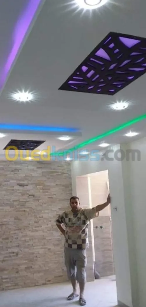 Placoplatre simple et décoration