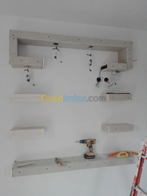 Placoplatre simple et décoration