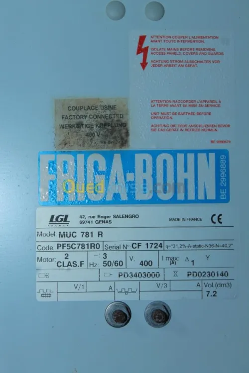 Chambre froide positive 80m³