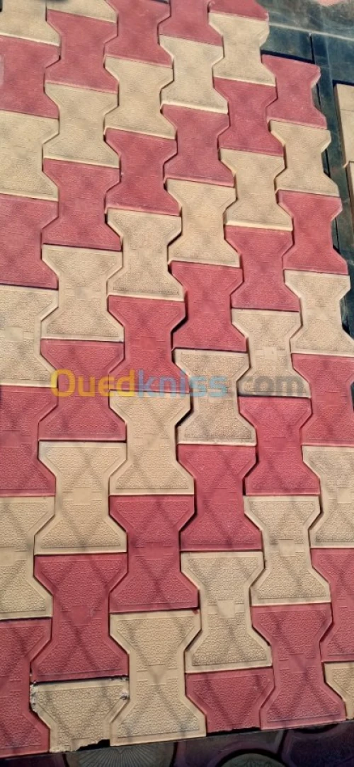 Pave trotoire autobloquant couleur 