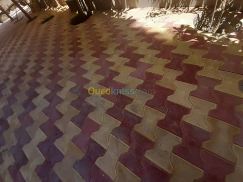 Pave trotoire autobloquant couleur 