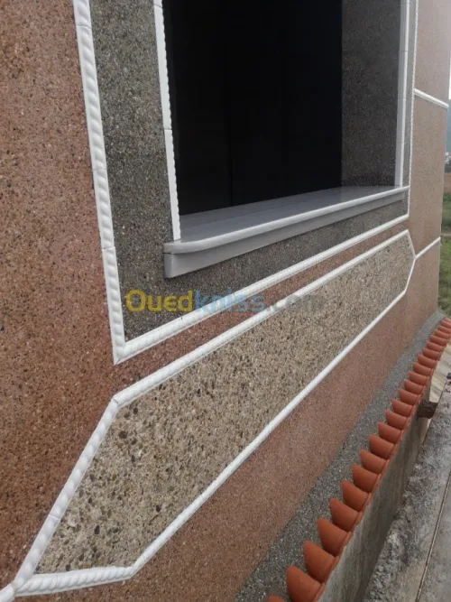 décoration de façade plus maçonnerie 