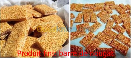 Ligne de production de NOUGAT en barre