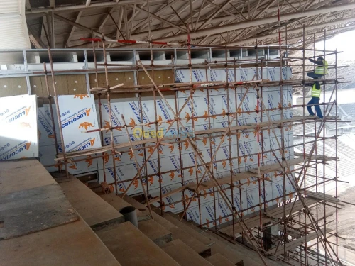 Habillage des façades en alucobond 