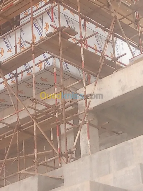 Habillage des façades en alucobond 