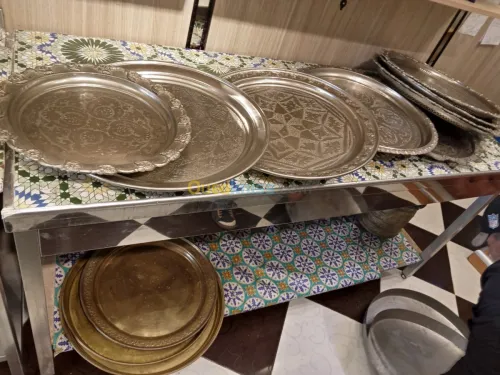 Plateaux en cuivre
