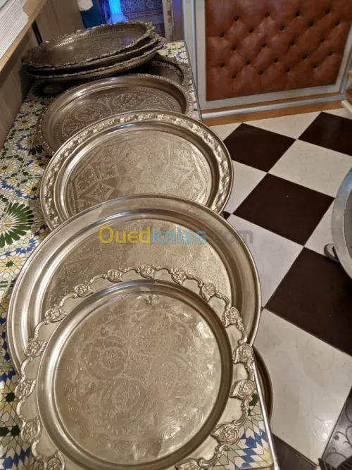 Plateaux en cuivre