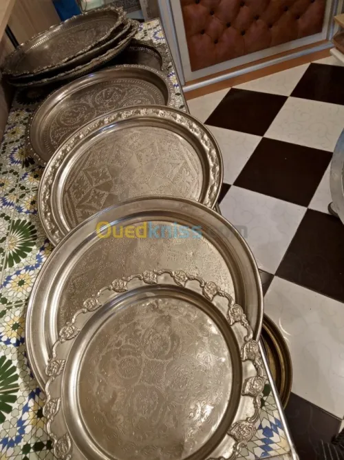 Plateaux en cuivre
