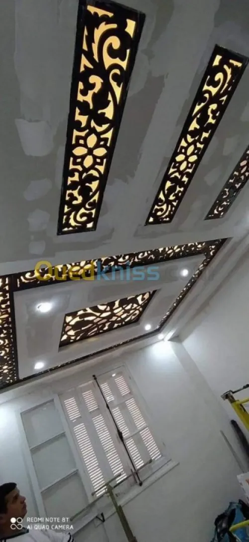 Decoration placo platre
