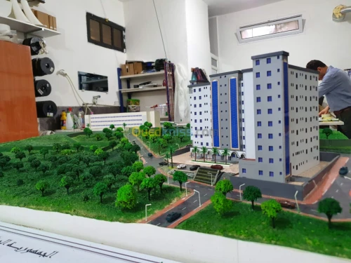 Réalisations de maquette d'architecture  en Impression 3D 