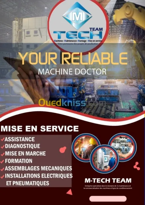 Montage,maintenance et mise en service