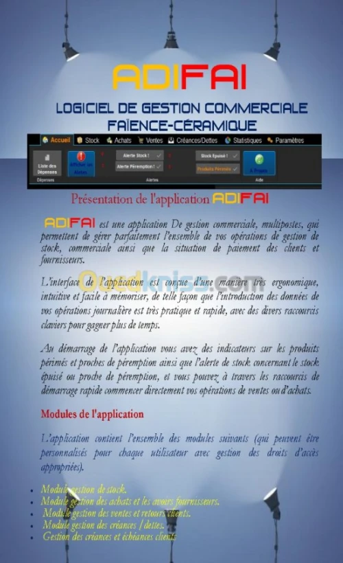  Gestion Commerciale Faïence et dalle 