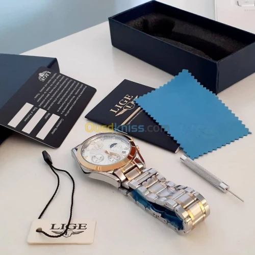 Montre de luxe en acier original femme