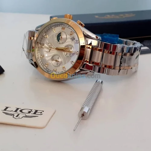 Montre de luxe en acier original femme