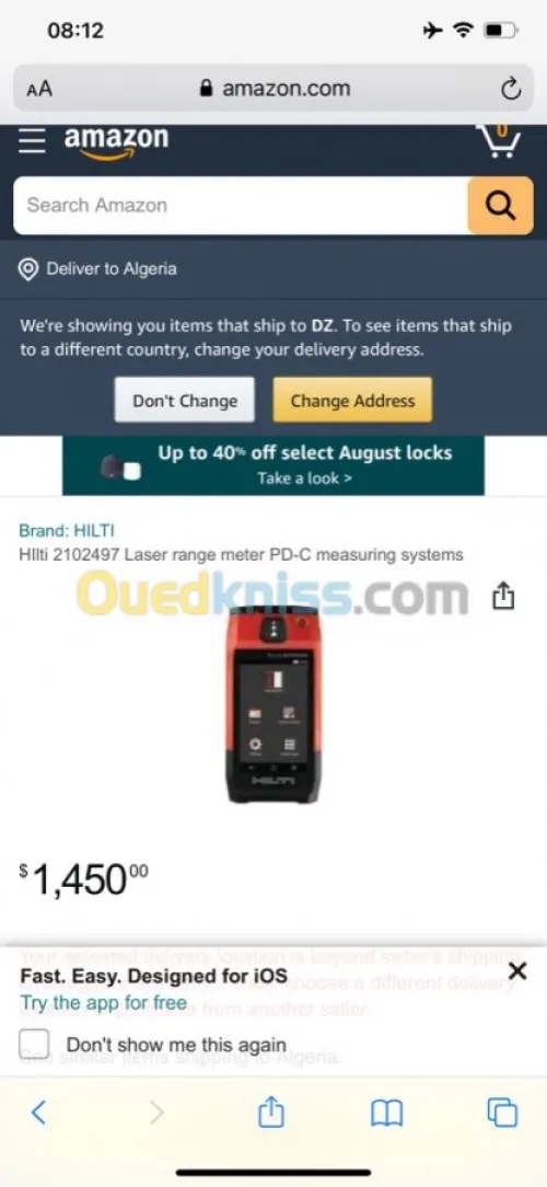 Telemetre Hilti PDC