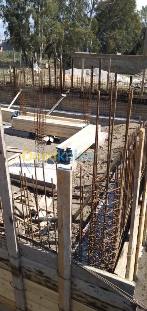 travaux de construction  en TCE